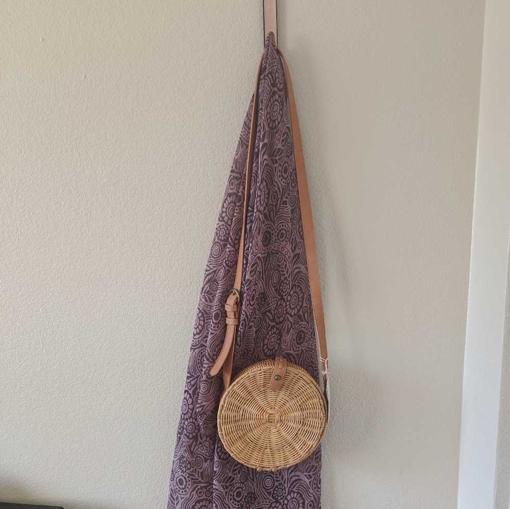 Mauve/brown Boho scarf